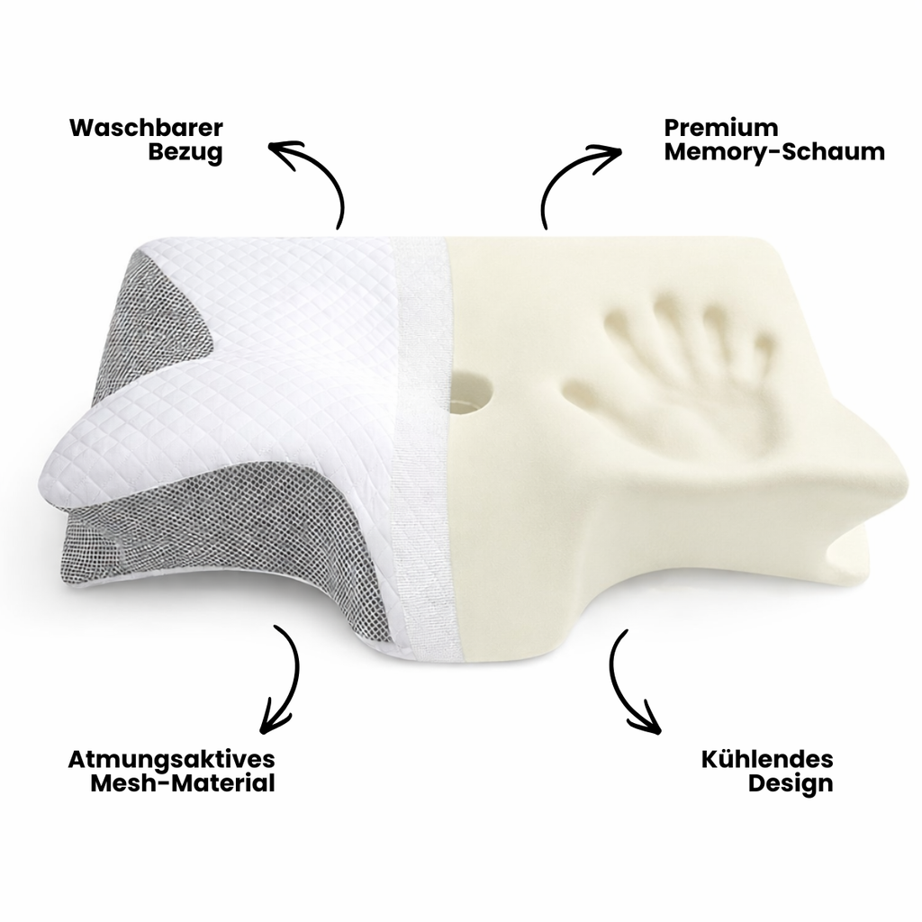 Recovery Pillow - Ergonomic Head & Neck Support Pillow
